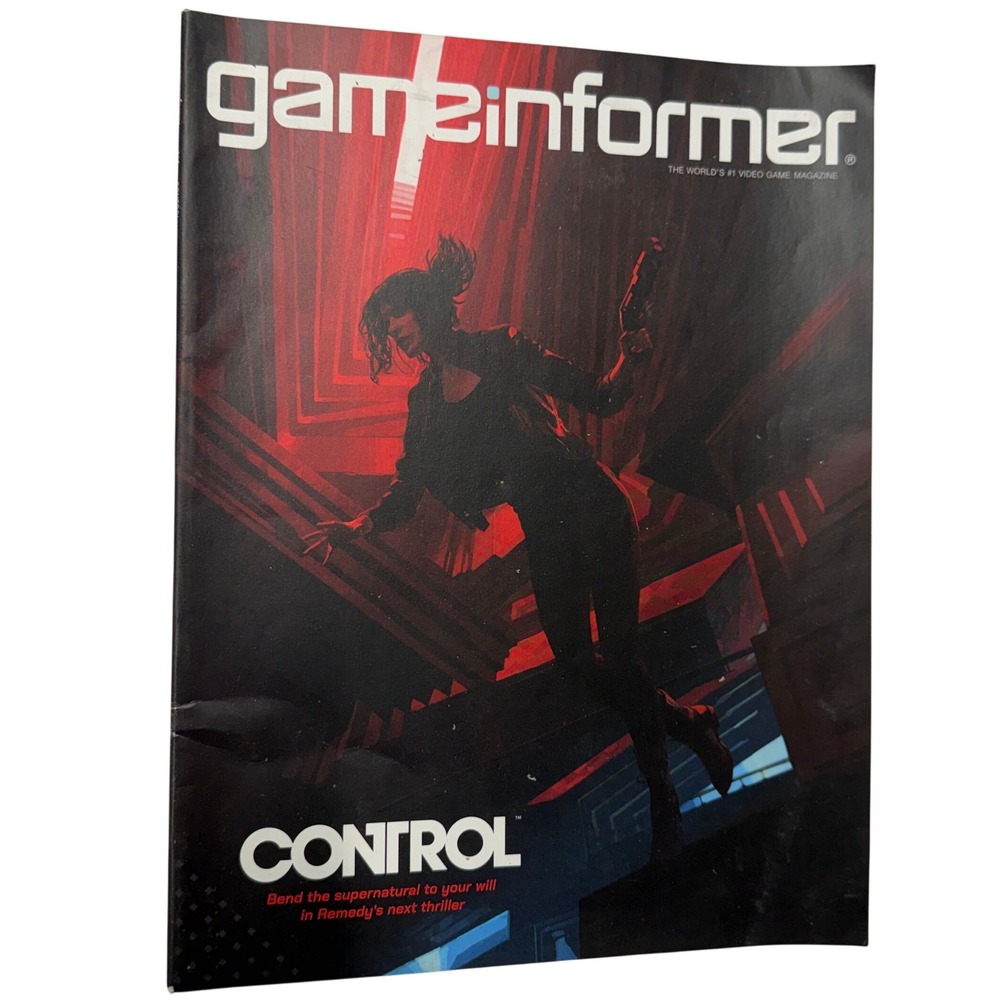 Game Informer Magazine Control Remedy Entertainment Issue Video Game Collectible